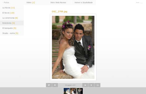 Web de los Novios