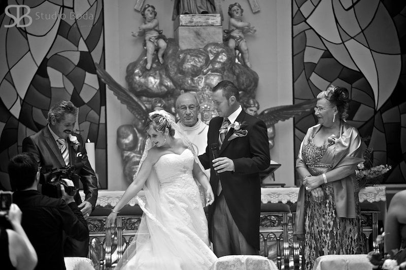 Fotografía de boda b/n