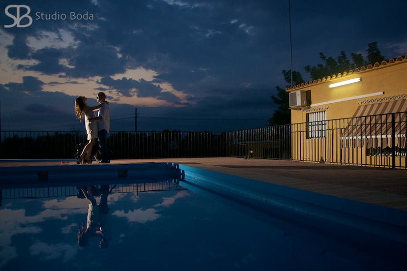Pareja al atardecer
