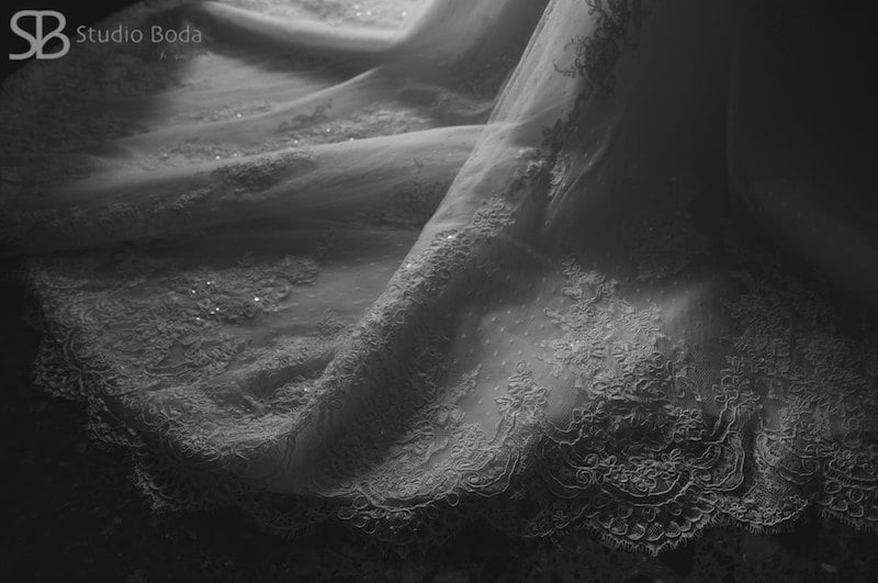 detalle vestido novia pronovias