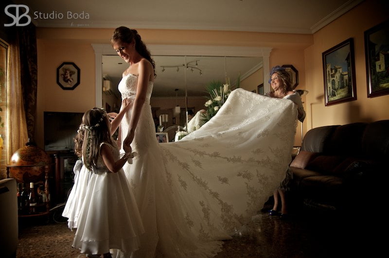 el vestido de la novia