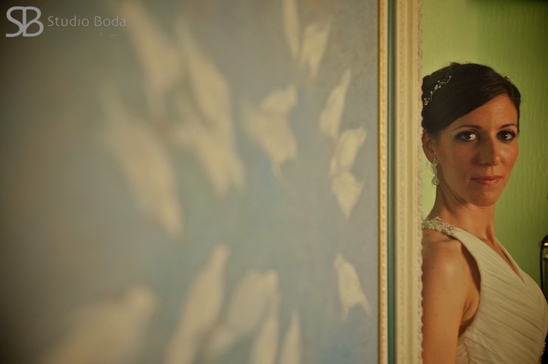 retrato novia - fotografía de boda artistica