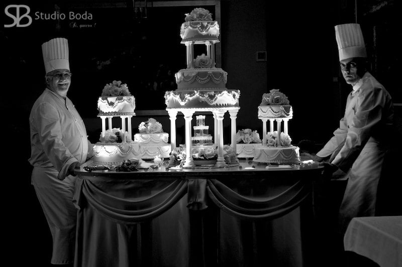Tarta de boda - fotoperiodismo de boda