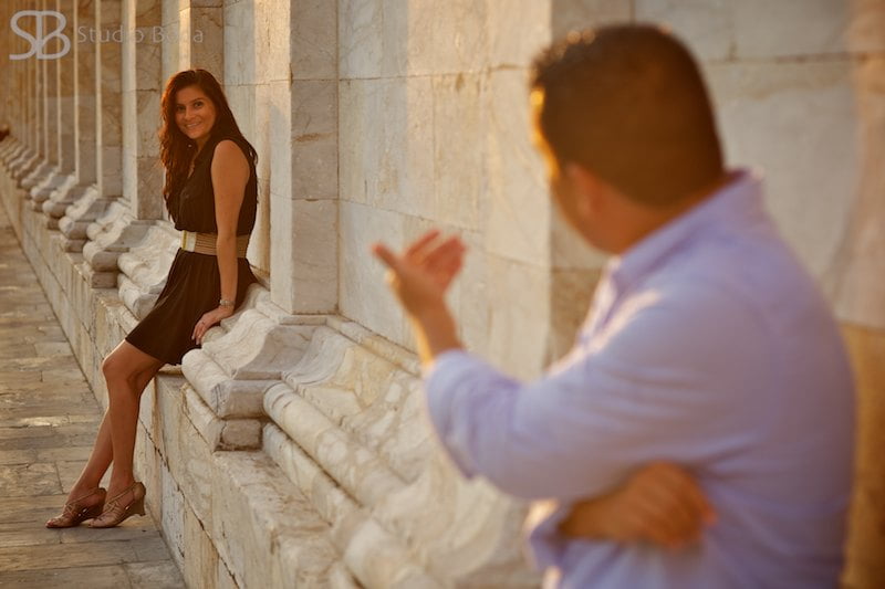 retrato novios pisa