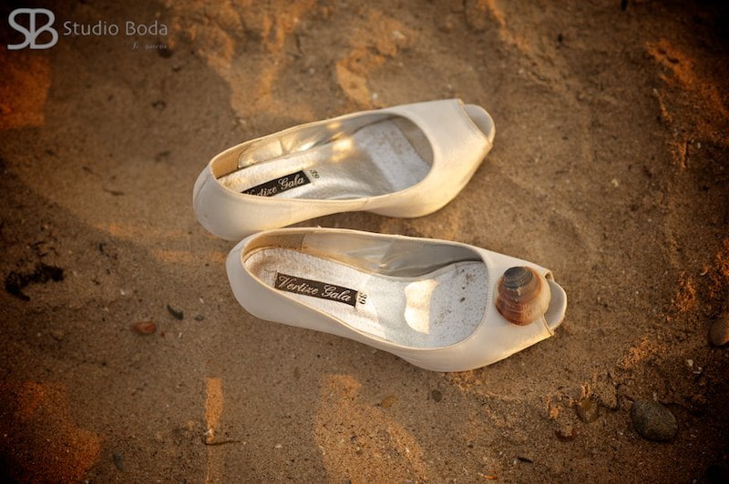 zapatos novia playa