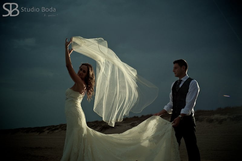 reportaje trash the dress