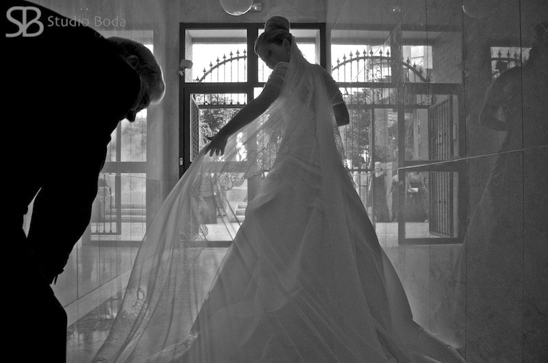 reportaje boda salida novia