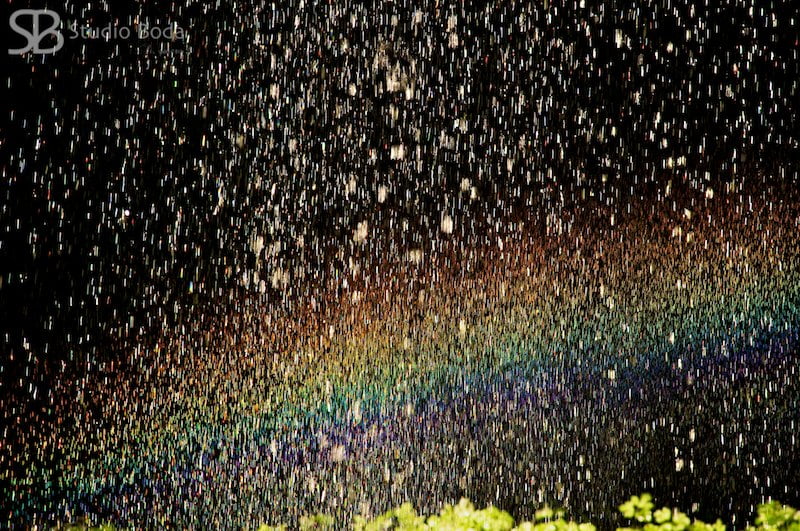 arcoiris en la Cueva Serena