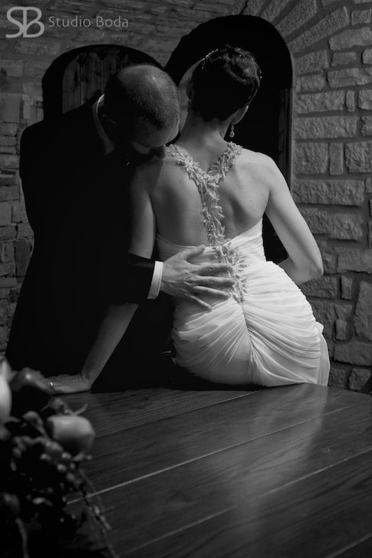 Reportaje de boda artistico - retrato blanco y negro