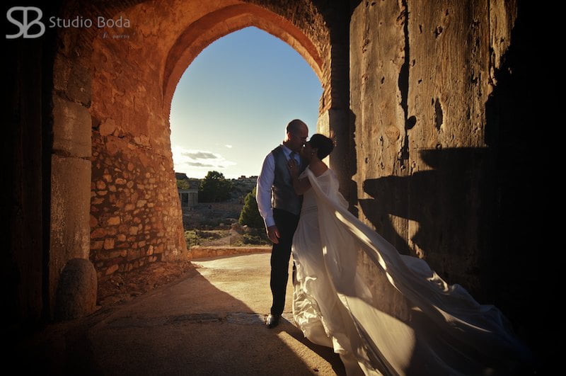 foto de boda castillo sagunto