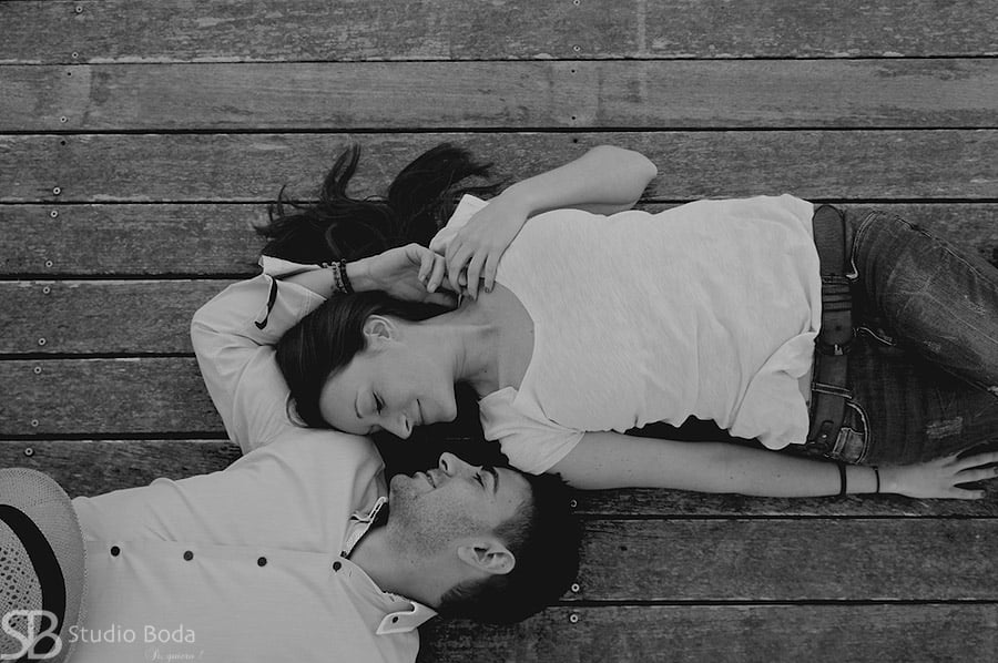 foto de pareja romantica
