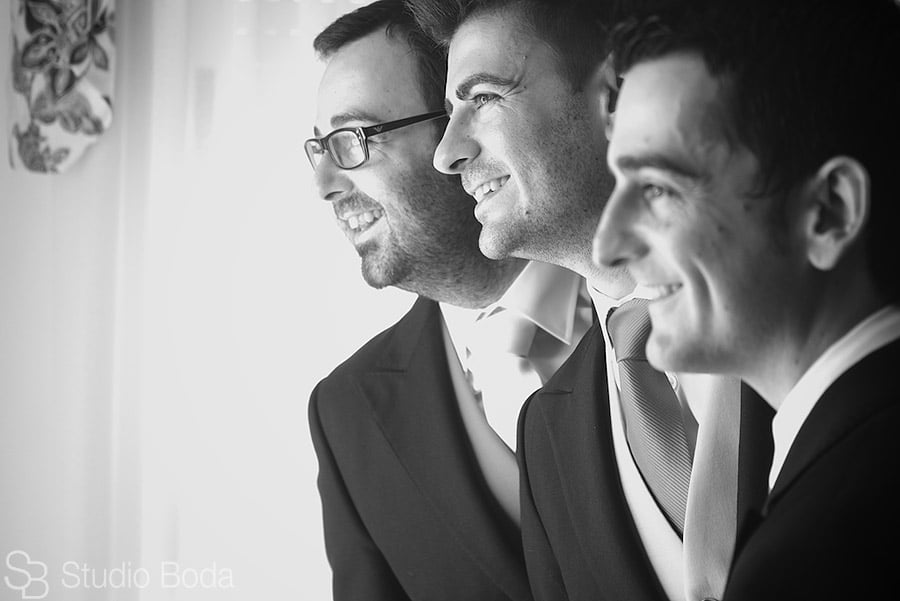 foto boda blanco y negro