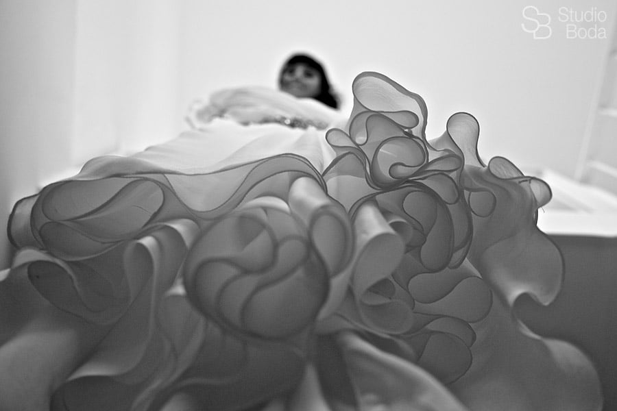 reportaje preparativos novia 