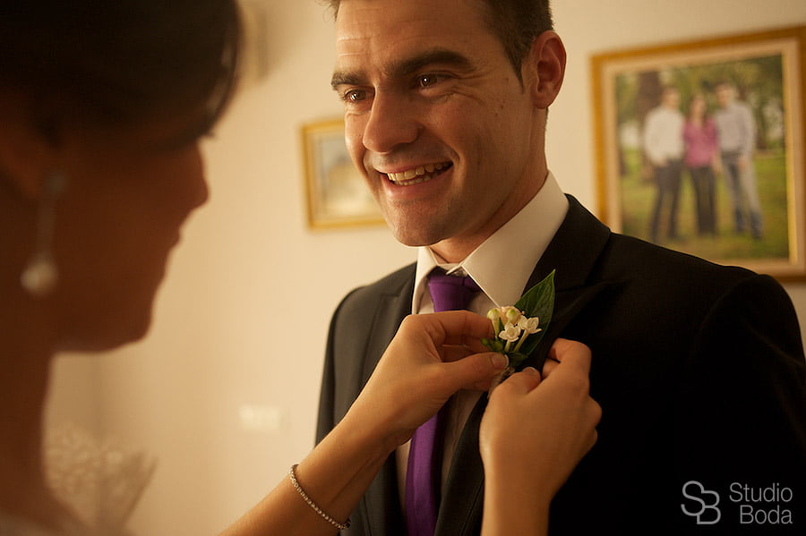 Detalle reportaje boda