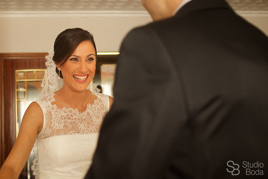 Reportaje encuentro novios first look