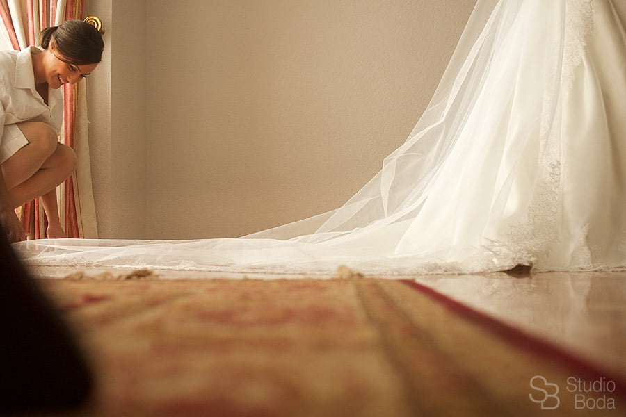 reportaje vestido boda