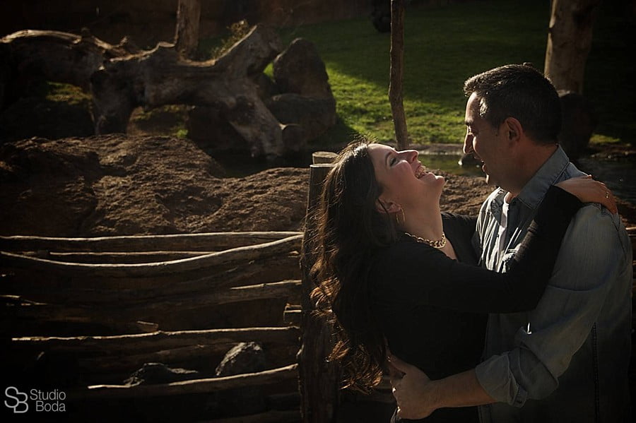 Engagement session zoo