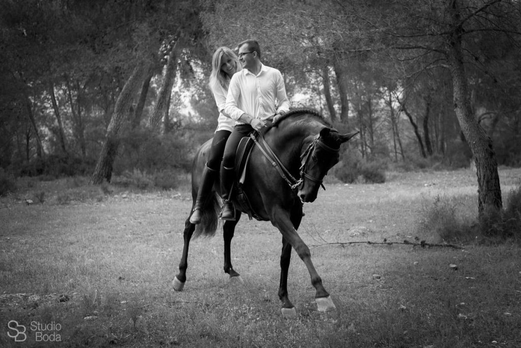 reportaje pre boda a caballo