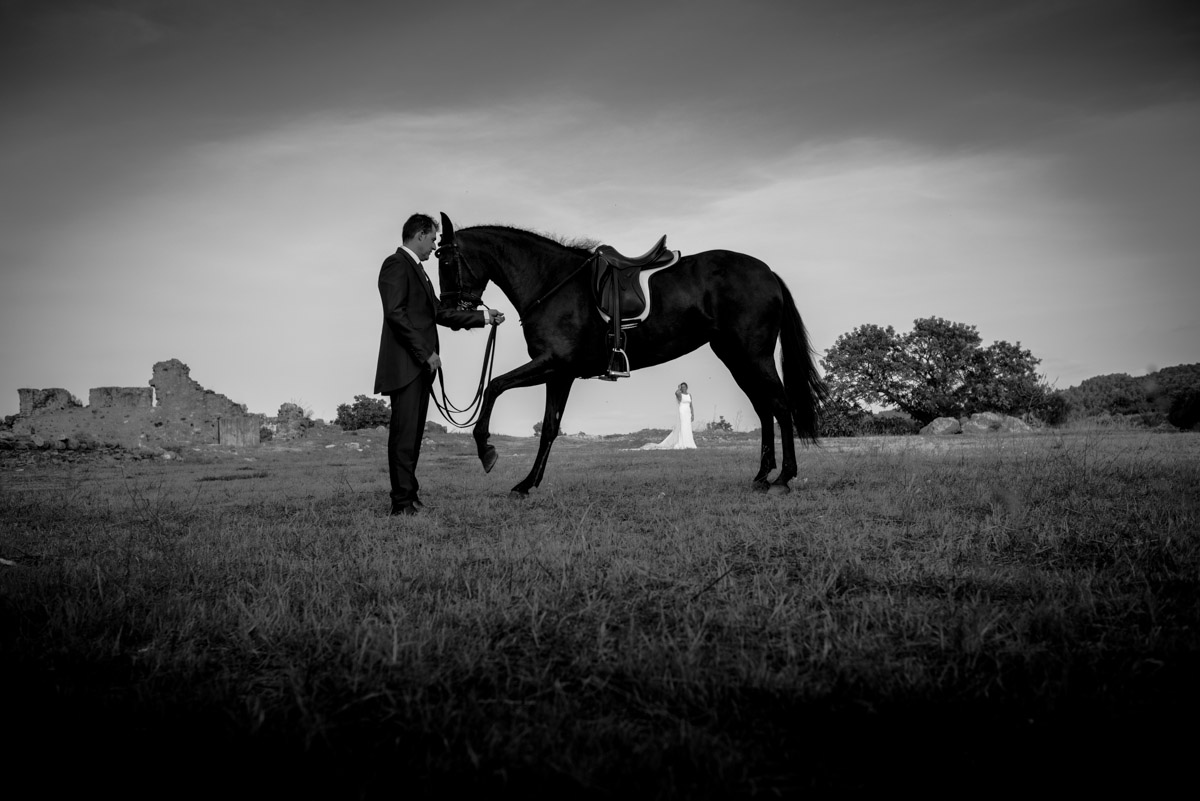 novios reportaje caballo
