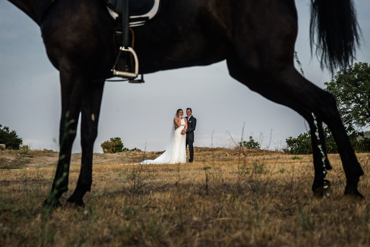 reportaje novios con caballo
