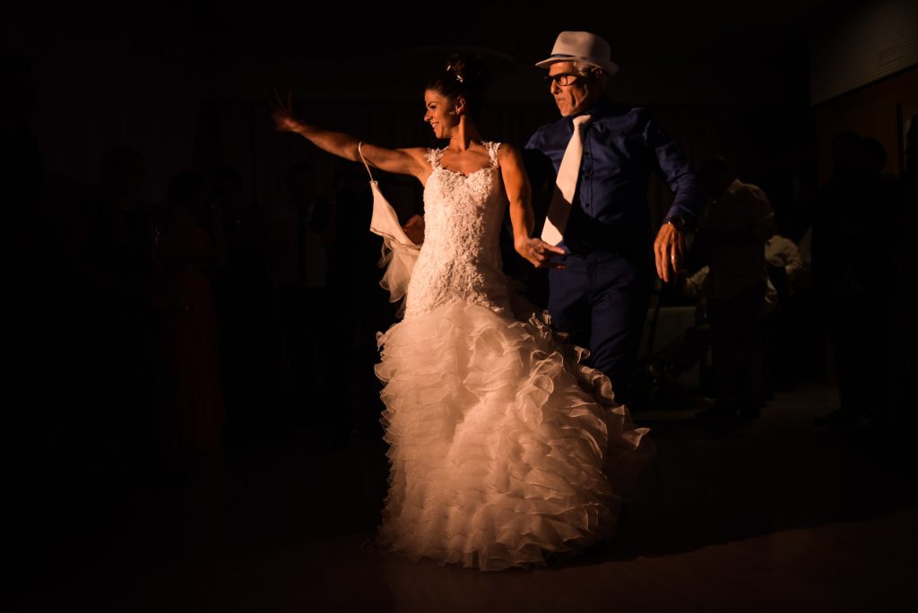novia que baila falmenco