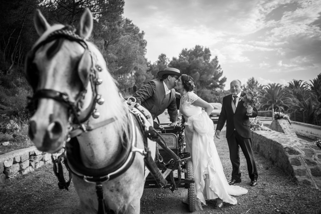 boda en carruaje