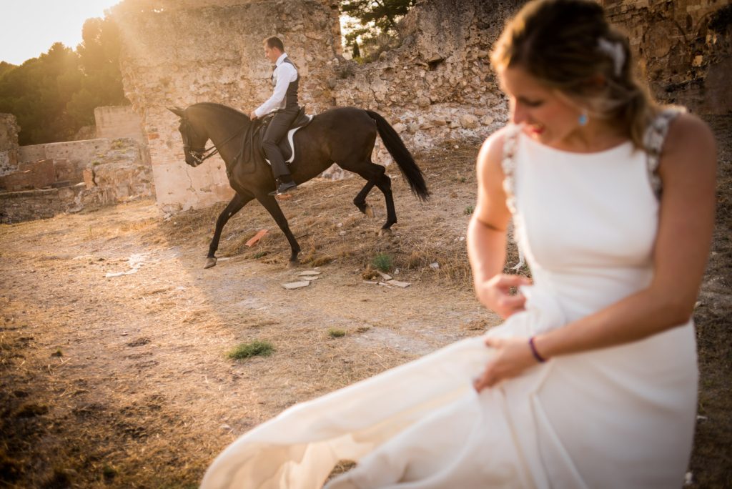 boda a caballo
