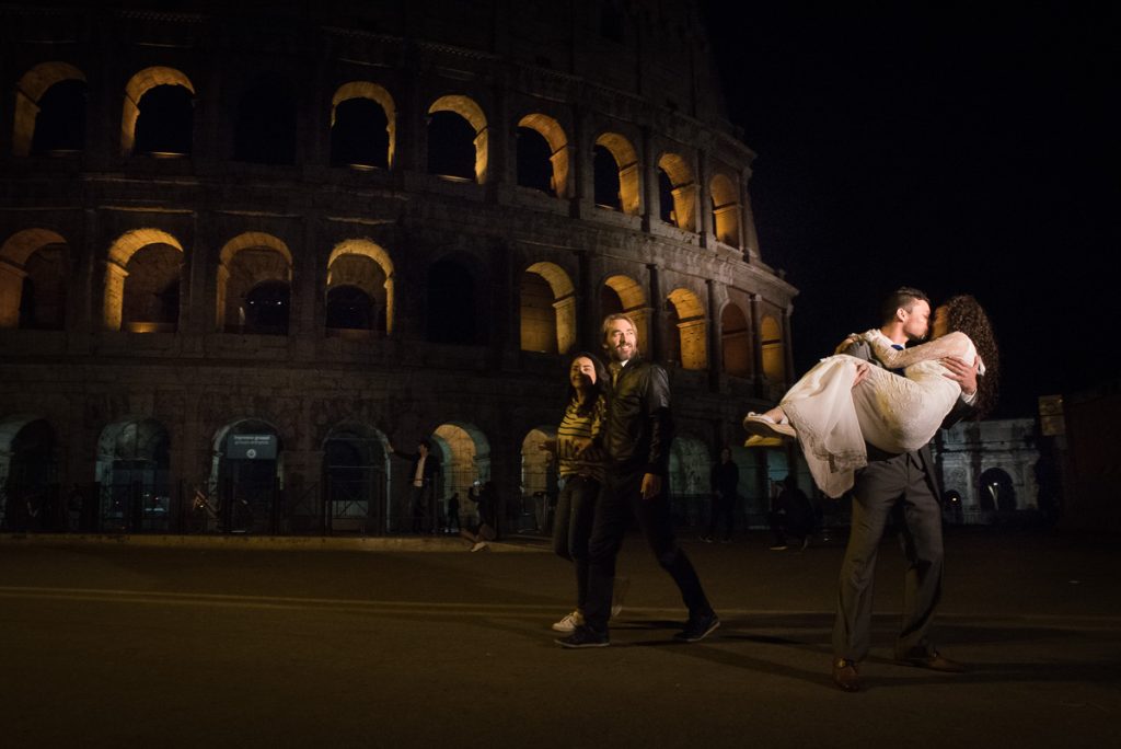 fotógrafo de boda en roma El Coliseo