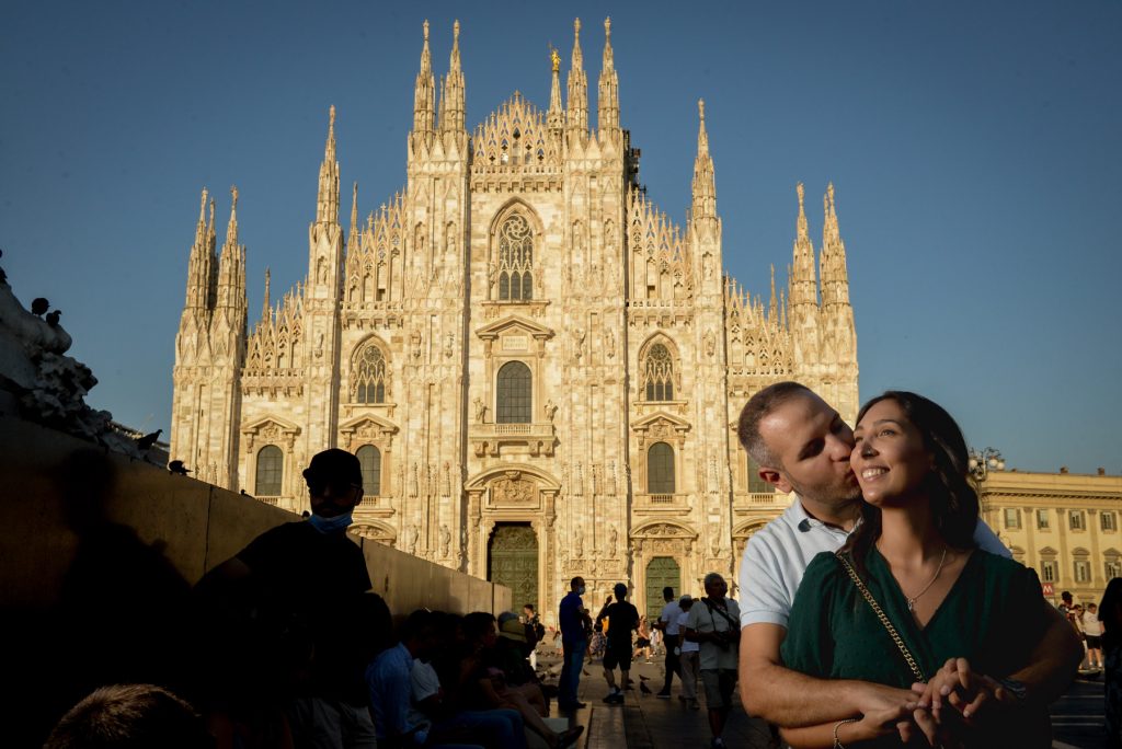 reportaje preboda en milán duomo