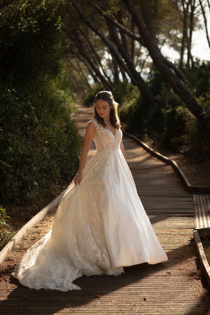 Novia en la naturaleza