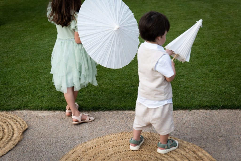 niños en la boda
