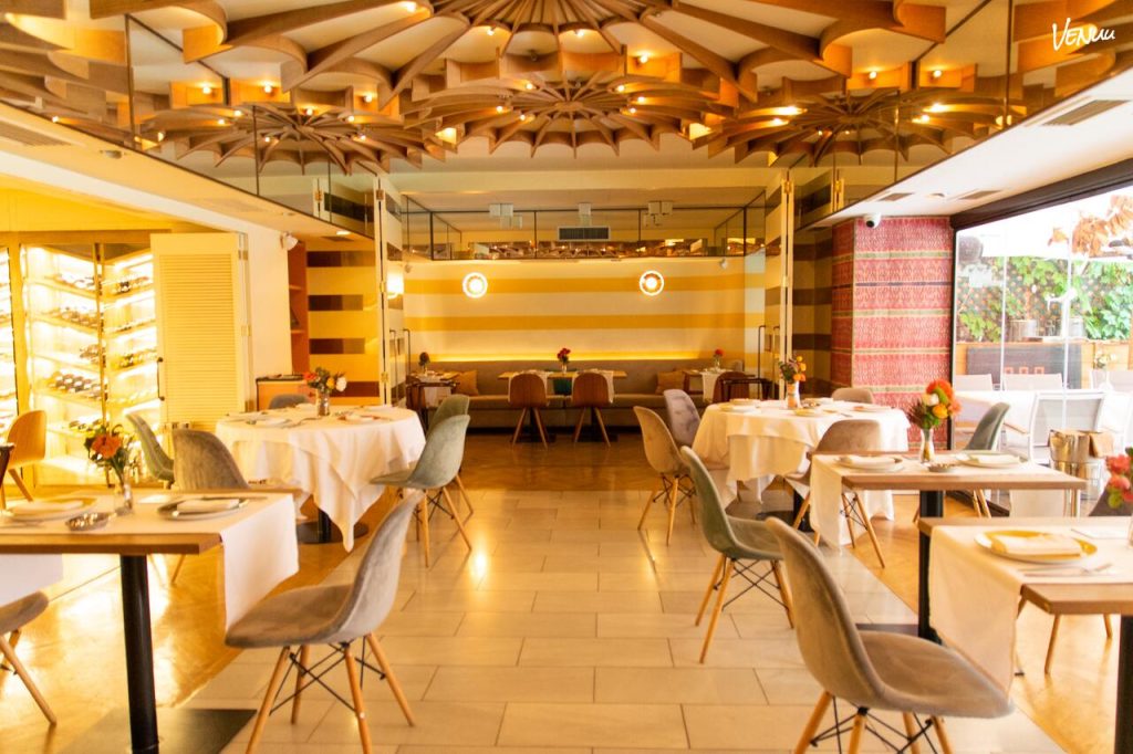 Restaurante Benares en Madrid, espacio íntimo con cocina india para bodas pequeñas.
