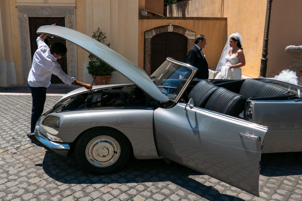 Coche de Boda en el Vaticano, Roma