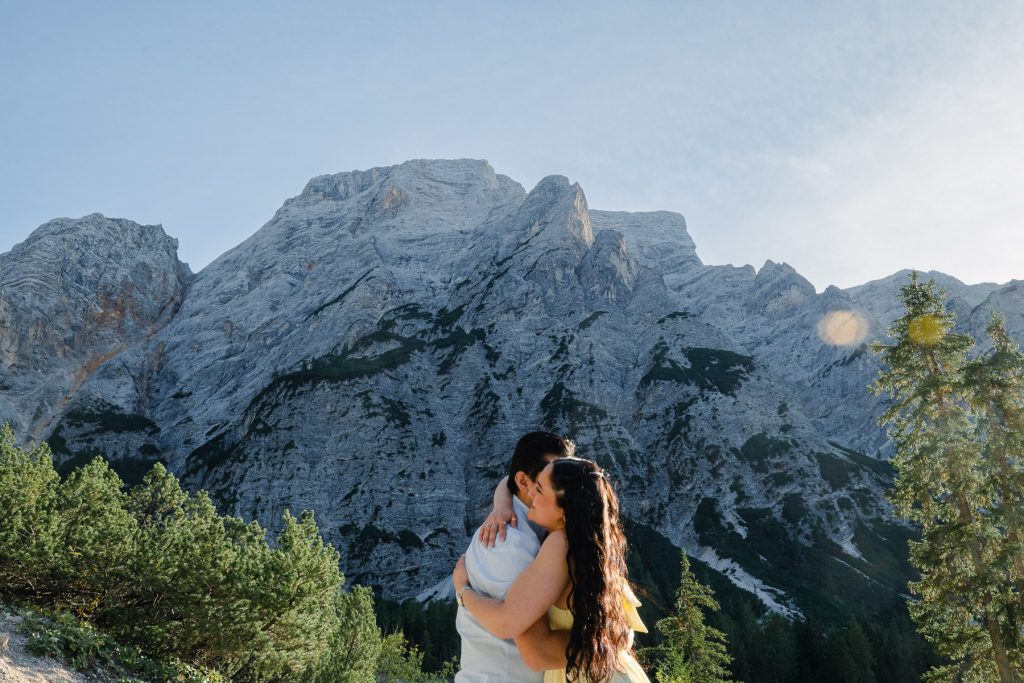 Fotografo en el Lago de Braies